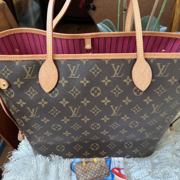 Louis Vuitton Neverfull MM Monogram Tote Bag M41178 Pre Owned - Picture 9 of 11